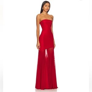 Deme by Gabriella Dahlia Gown in Maroon